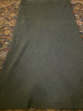 4/$25 Deal! Olive Ribbed Knit Skirt